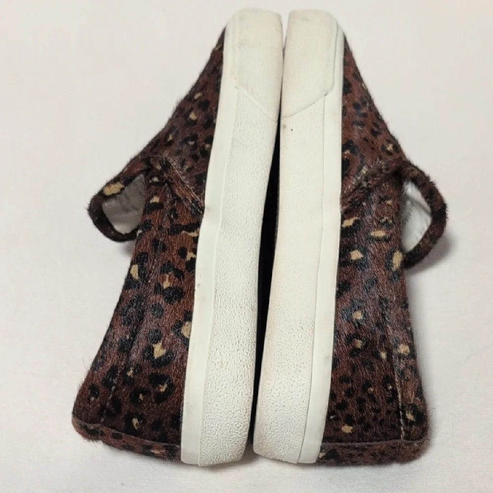Madewell Sidewalk Slip-On Sneakers Painted Calf Hair Size 7